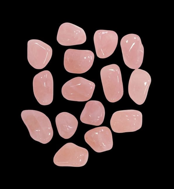 Weihrauch bei Rosenquarz  trommelstein AA 250g|de