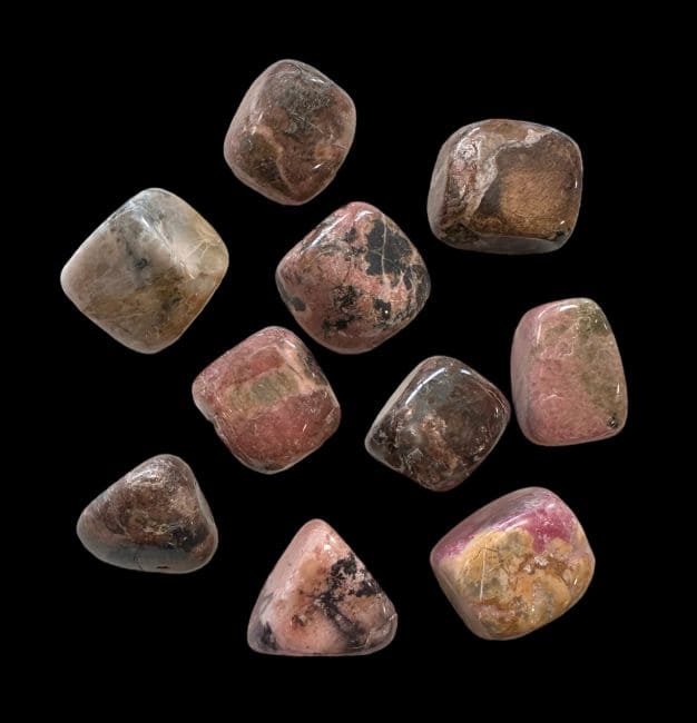 Rhodonite AB Trommelsteine 2-3cm 250g