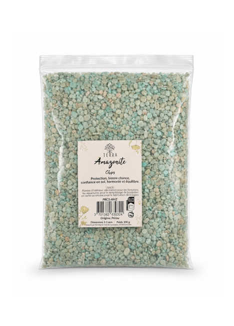 Weihrauch bei Natürliche Peru-Amazonit-Chips A 2-4mm 500g