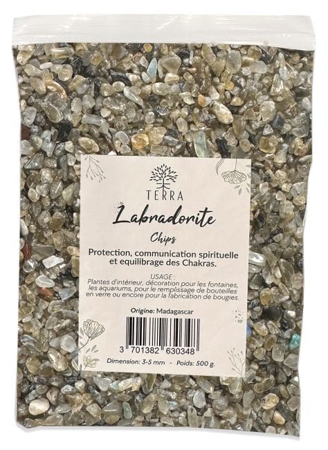 Labradorit A Natursteinsplitter 2–5 mm 500 g