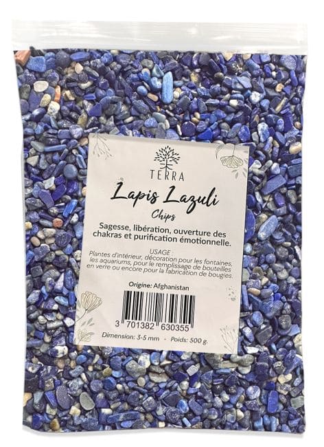 Lapislazuli A+ Natursteinsplitter 3-5 mm 500 g