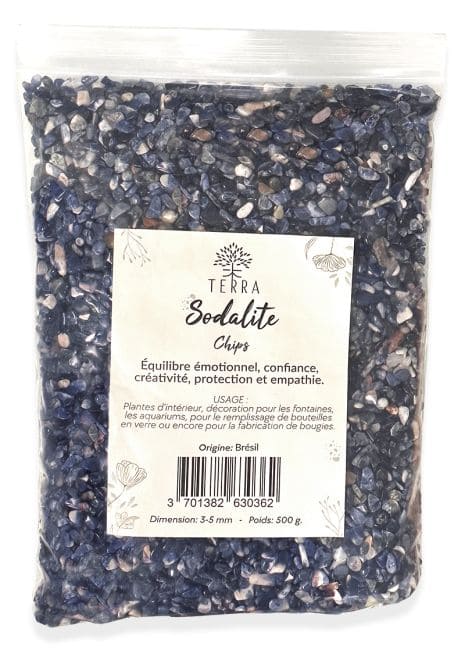 Sodalith A+ Natursteinsplitter 3-5 mm 500 g