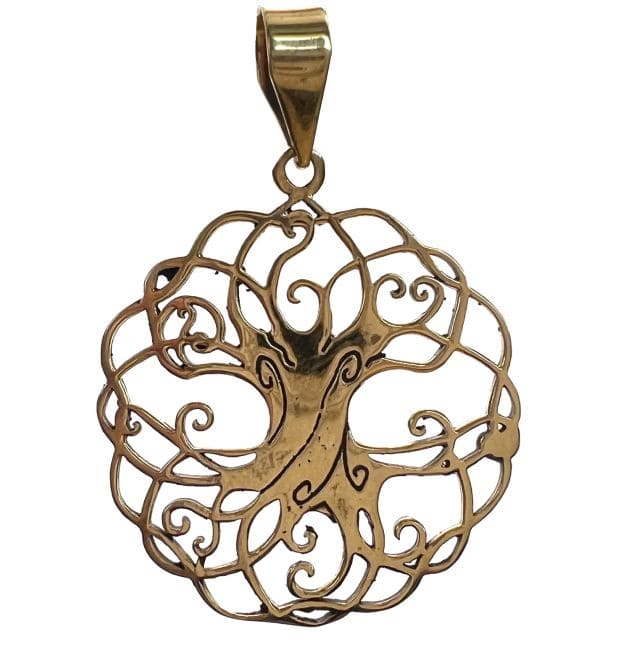 Weihrauch bei Baum des Lebens Bronze-Anhänger 3.5 cm
