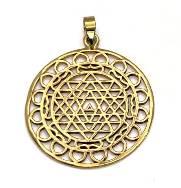 Mandala und Yantra Anhänger 4cm