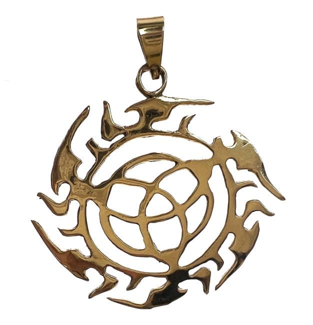 Weihrauch bei Baum des Lebens Bronze Anhänger 4cm