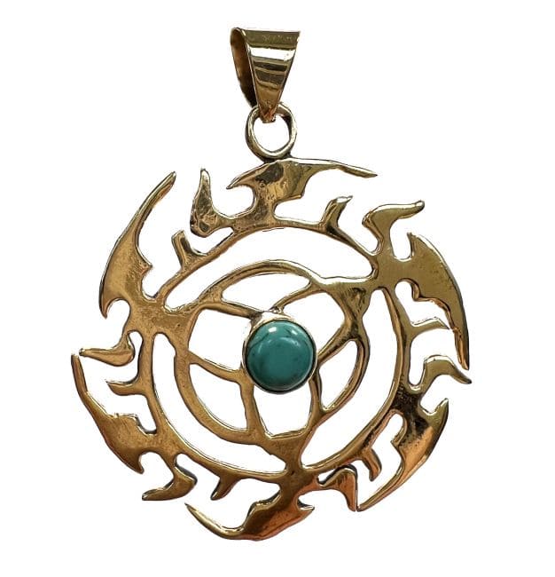 Weihrauch bei Baum des Lebens Bronze Anhänger 4cm