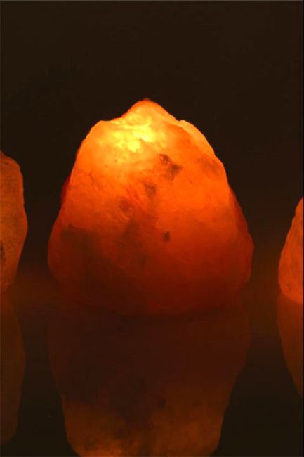 Kerzenhalter aus Natursalzkristall, Größe M, 8 cm, 1-2 kg