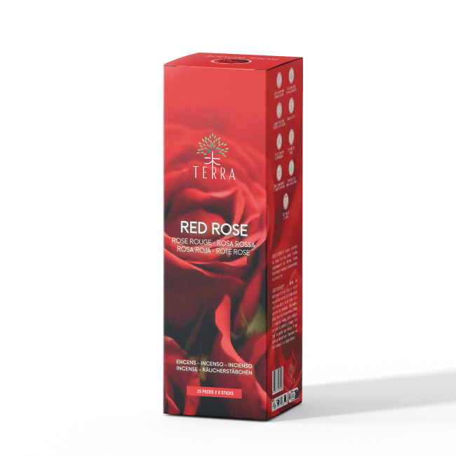 Terra Rose Red Weihrauch ohne Holzkohle 12grs