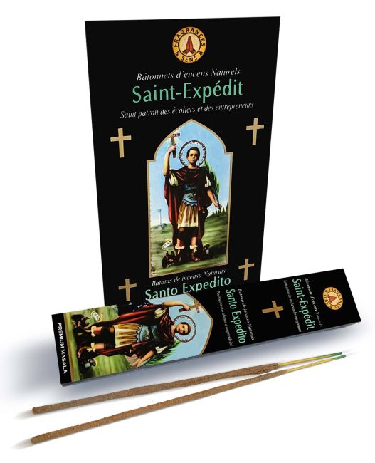 Fragrances & Sens Heiliger Expeditus Masala Räucherstäbchen 15g