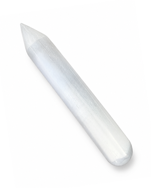 Selenit-Massagestab 14cm 110g
