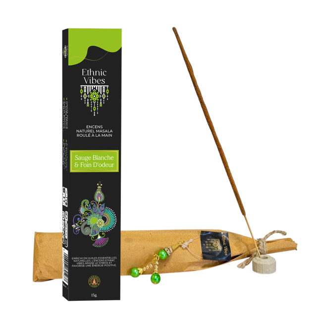 Weihrauch bei Weihrauch Fragrances & Sens Ethnic Vibes Süßgras &  Weißer Salbei masala 15g|de