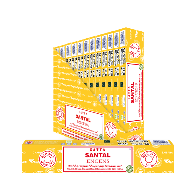 Satya Sandelholz-Räucherstäbchen 15g 2025