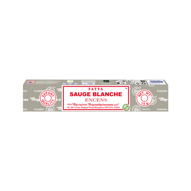 Weihrauch bei Räucherstäbchen Satya Weißer Salbei 15g|de