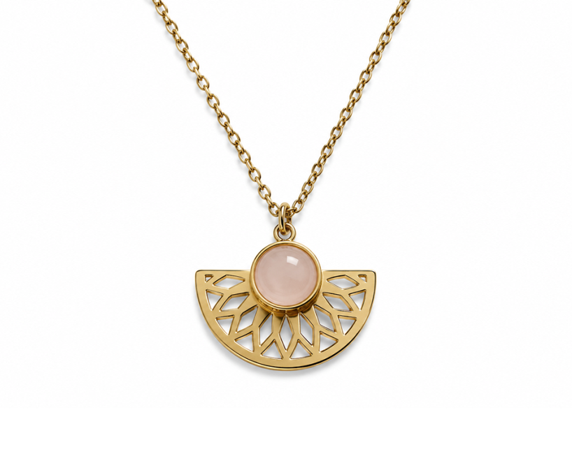 Weihrauch bei Goldene Edelstahl-Halskette mit Azteken-Anhänger und Lapislazuli AA 6mm|de