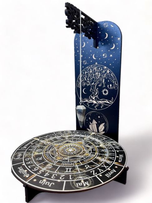 Wahrsagetafel für göttliche Sterne aus Holz, 28 cm
