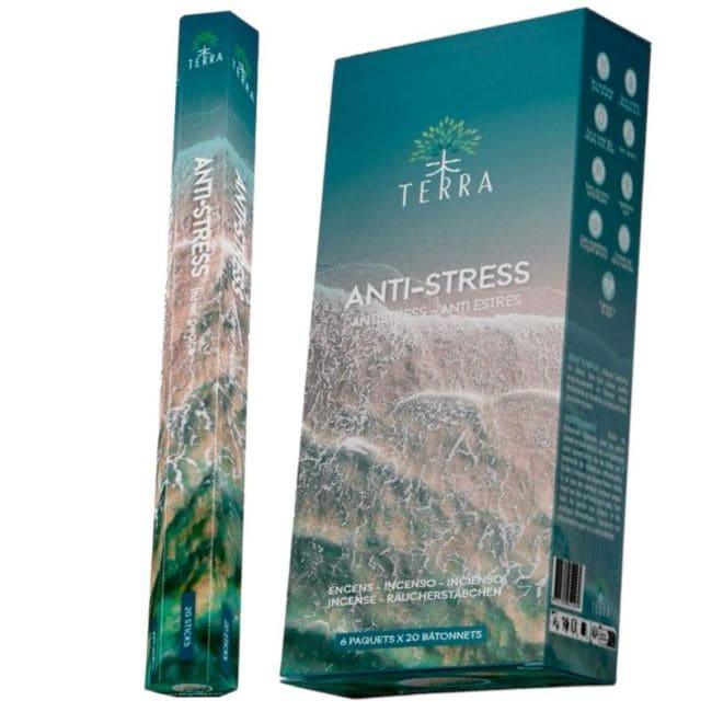 Terra Anti-Stress-Räucherstäbchen Hexa ohne Holzkohle 30gr