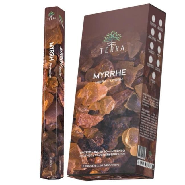 Terra Myrrhe Hexa Weihrauch ohne Holzkohle 30gr