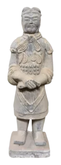 Antike bunte Statue aus allgemeinem Terrakotta 20 cm