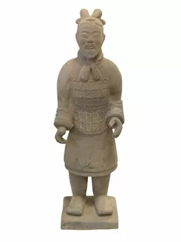 Schwarze Statue aus allgemeinem Terrakotta 20 cm