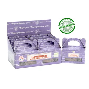 Satya Lavendel Backflow-Räucherkegel 24 Kegel