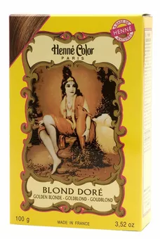 Packung mit 6 Henna-Farben goldblond 100g