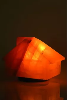 Selbstgemachte Salzlampe 15 kg