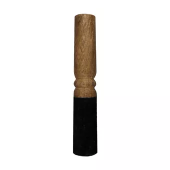 Holzhammer schwarz zu Schüssel singt 18cm