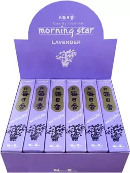 Japanisches Räucherwerk Morning Star Lavendel 50 Stäbchen