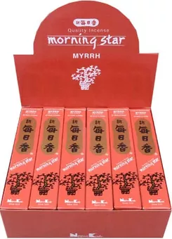 Japanisches Räucherwerk Morning Star Myrrhe 50 Stäbchen