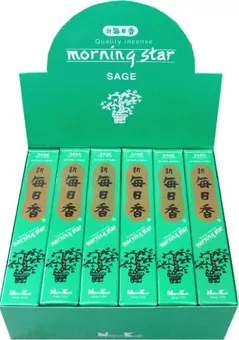 Japanisches Räucherwerk Morning Star Salbei 50 Stäbchen