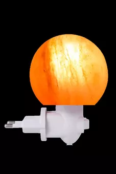 Salzkristalllampe, kugelförmiges Nachtlicht