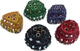 Mini-Spiegel-Räucherstäbchenhalter-Set mit 24 Stück
