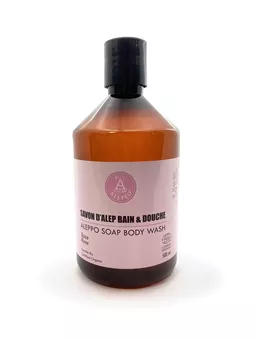 Flüssige Aleppo-Seife - Ecocert - Rose 500ml