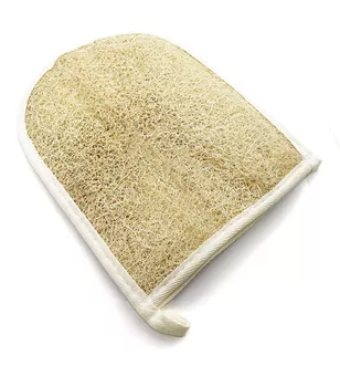 Peeling-Handschuh aus 100 % pflanzlichem Luffa