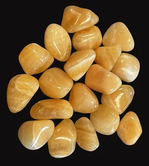 Orangencalcit A Trommelsteine 2-3cm 250g