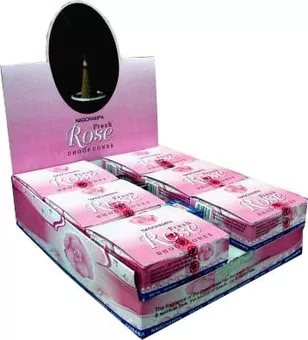 Räucherwerk Satya Fresh Rose in Kegeln 24g