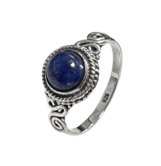 925 Silber Ring Lapislazuli AA T58