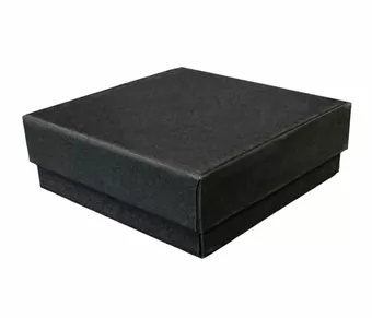 Schmuck-Geschenkbox aus schwarzem Karton, 10 Stück x 9 cm