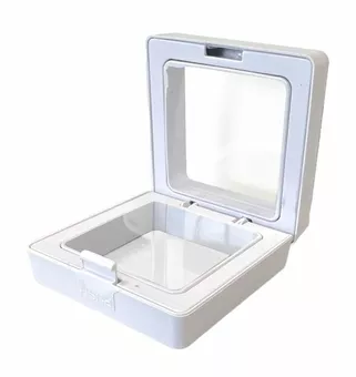 Weiße Rahmenbox für Schmuck 4.5 cm x10