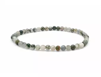 Baumachat-Armband A 4mm Perlen