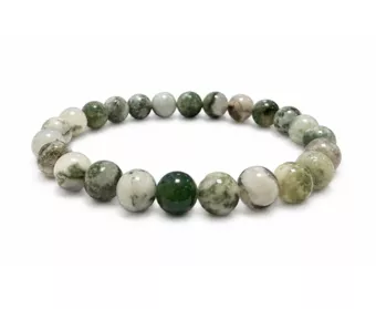 Baumachat Qualität A Armband 8mm Perlen