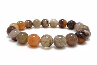 Botswana-Achat-Armband A 10mm Perlen