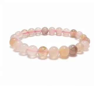 Kirschblütenachat A Armband 8mm Perlen