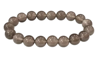 Graues Achatarmband A Perlen 10mm