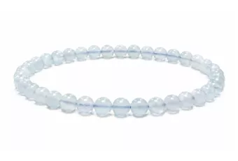 Aquamarin-Armband A 4-5mm Perlen