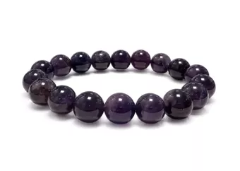 Amethyst-Armband A mit 10-mm-Perlen