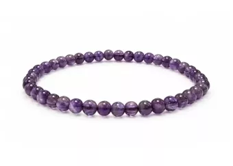 Amethyst Armband AA Perlen 4-5 mm