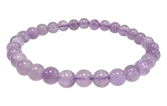 Helles Amethyst-Armband A 6-6.5mm Perlen
