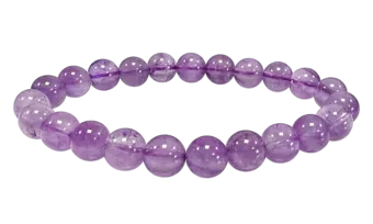 Heller Amethyst-Armband A 8-9mm Perlen
