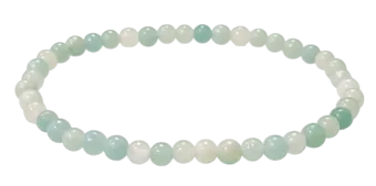 China-Amazonit-Armband AB 4mm Perlen